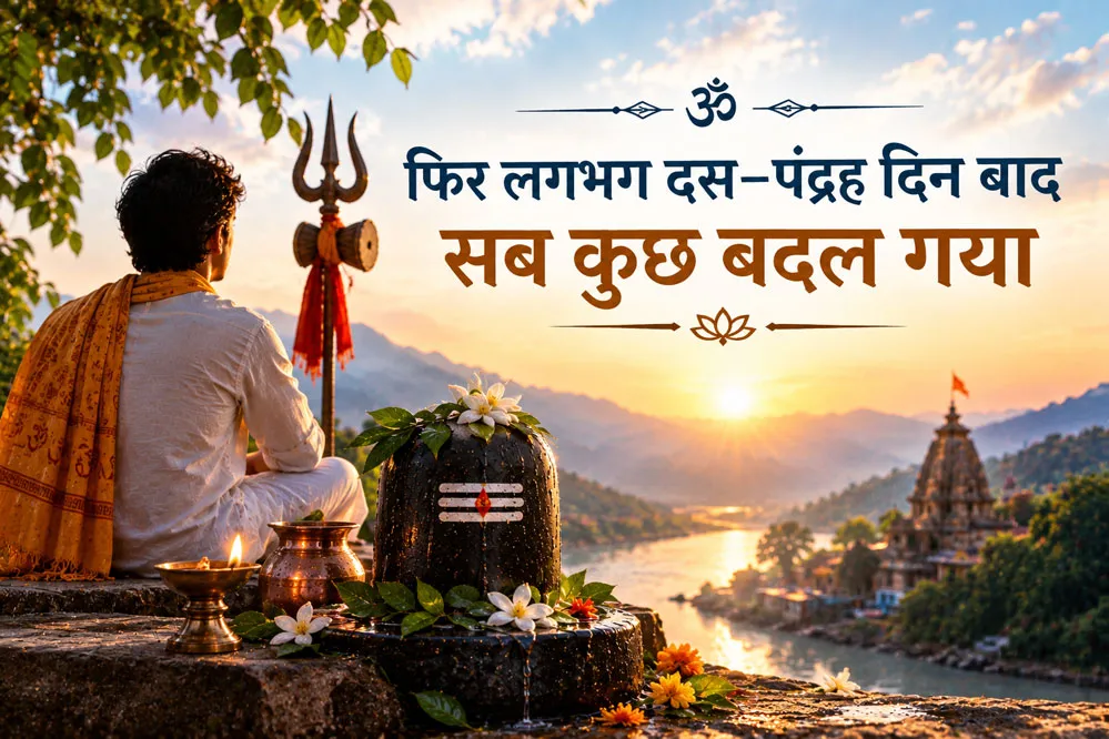 जीवन में बदलाव की शुरुआत को दर्शाता भावपूर्ण दृश्य