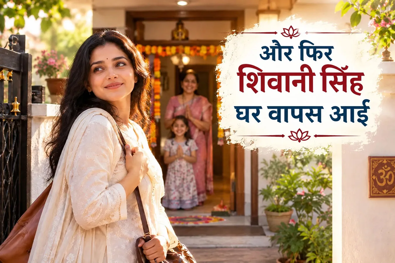घर से शुरू हुई संकल्प की यात्रा को दर्शाता दृश्य